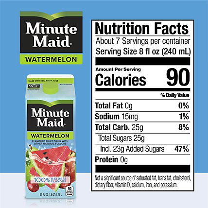 Minute Maid Juice Watermelon Carton - 59 Fl. Oz. - Image 4