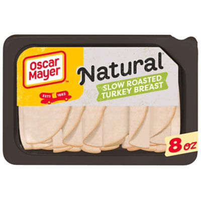 Oscar Mayer Natural Slow Roasted Sliced Turkey Breast Deli Lunch Meat - 8 Oz - Image 1