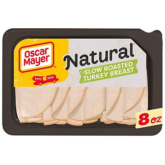 Oscar Mayer Natural Slow Roasted Turkey Breast Sliced Lunch Meat Tray - 8 Oz