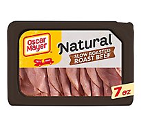 Oscar Mayer Natural Roast Beef Slow Roasted - 7 Oz