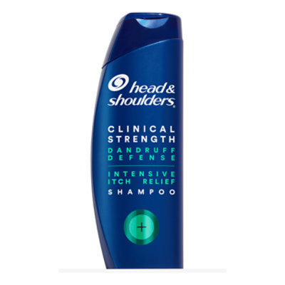 Head & Shoulders Shampoo Clinical Strength Dandruff Defense Intensive Itch Relief - 13.5 Fl. Oz. - Image 1