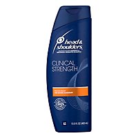 Head & Shoulders Shampoo Clinical Strength Dandruff Defense Intensive Itch Relief - 13.5 Fl. Oz. - Image 1