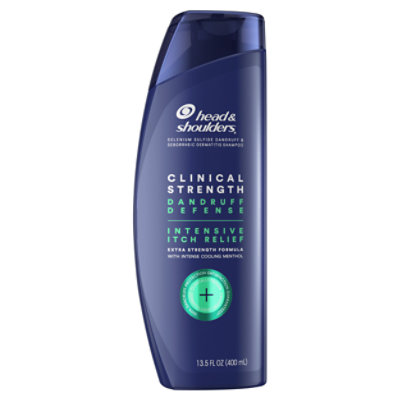 Head & Shoulders Shampoo Clinical Strength Dandruff Defense Intensive Itch Relief - 13.5 Fl. Oz. - Image 2