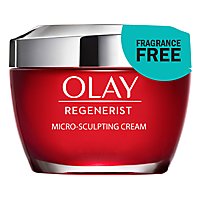 Olay Regenerist Micro Sculpting Cream Face Moisturizer Fragrance Free - 1.7 Oz - Image 2