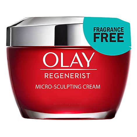 Olay Regenerist Micro Sculpting Cream Face Moisturizer Fragrance Free - 1.7 Oz