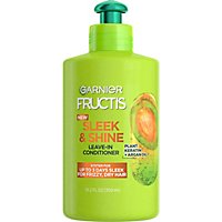 Garnier Fructis Style Sleek & Shine Leave-In Conditioning Cream - 10.2 Fl. Oz. - Image 2