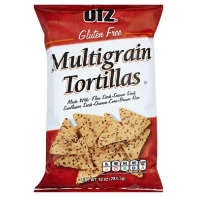 Utz Tortilla Chips Multigrain 10 Oz Vons