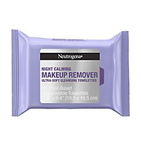 Neutrogena Night Calming Makeup Remover Cleansing Towelettes - 25 Count - Image 2