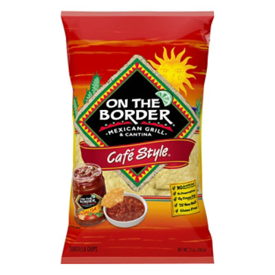 On The Border Tortilla Chips Cafe Style - 12 Oz - Image 3