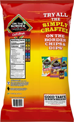 On The Border Tortilla Chips Cafe Style - 12 Oz - Image 6