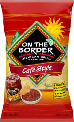 On The Border Tortilla Chips Cafe Style - 12 Oz - Image 2