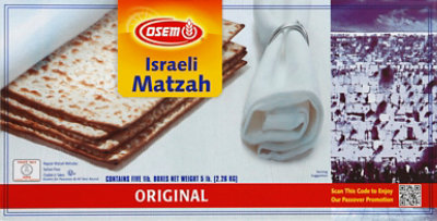 Osem Israeli Matzah Original Bo - 5-1 Lb - Image 2