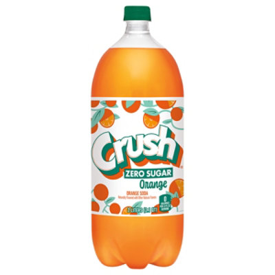 Crush Diet Orange Soda Bottle - 2 Liter