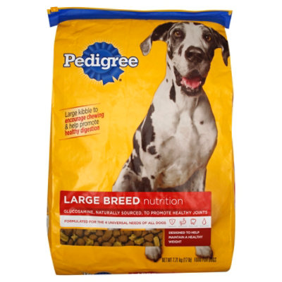 Calories in pedigree dog hot sale food