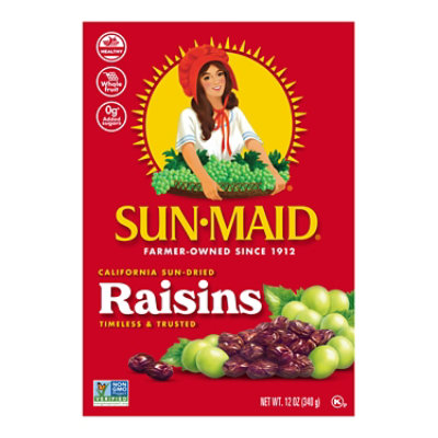 Sun-Maid Raisins Natural California - 12 Oz