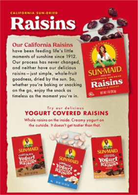 Sun-Maid Raisins Natural California - 12 Oz - Image 5