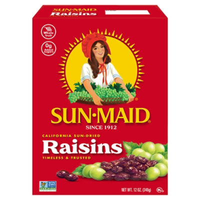 Sun-Maid Raisins Natural California - 12 Oz - Image 1