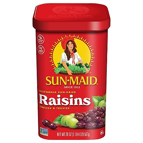 Sun-Maid Natural California Raisins - 20 Oz