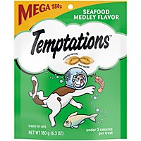 Temptations Classic Cruchy and Soft Seafood Medley Cat Treats - 6.3 Oz - Image 1