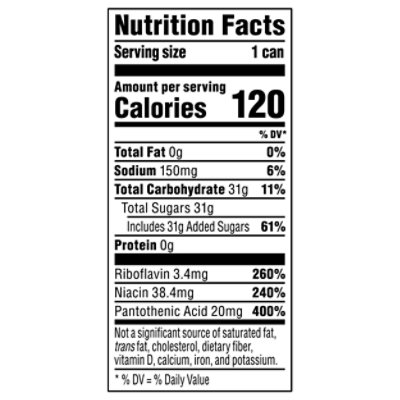 AMP Energy Drink Boost Cherry CAFFEINE B-Vitamins - 16 Fl. Oz. - Image 4