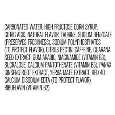 AMP Energy Drink Boost Cherry CAFFEINE B-Vitamins - 16 Fl. Oz. - Image 5