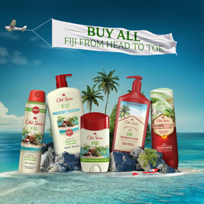 Old Spice Aluminum Free Deodorant for Men Fiji with Palm Tree - 3 Oz - Image 7