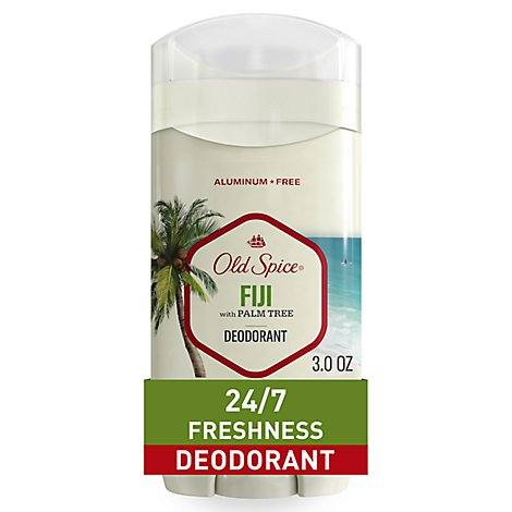 Old Spice Aluminum Free Deodorant for Men Fiji with Palm Tree - 3 Oz