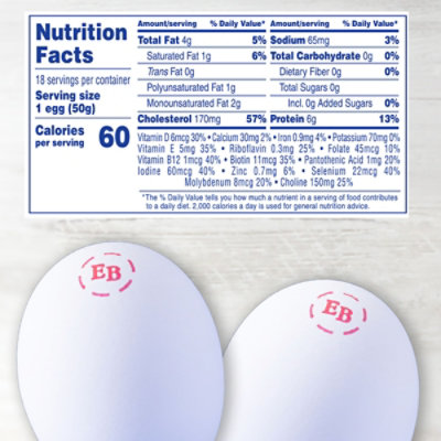 Eggland's Best Classic Large White Eggs - 18 Count - Image 2