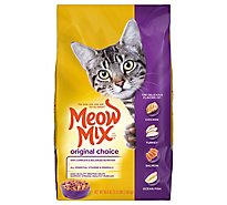Meow Mix Cat Food Dry Original Choice - 3.15 Lb