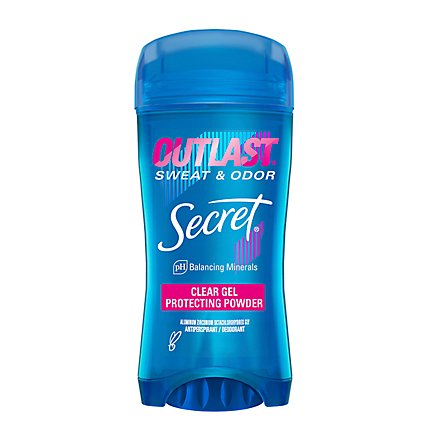 Secret Outlast Clear Gel Antiperspirant Deodorant for Women Protecting Powder - 2.6 Oz - Image 2