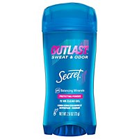 Secret Outlast Clear Gel Antiperspirant Deodorant for Women Protecting Powder - 2.6 Oz - Image 1