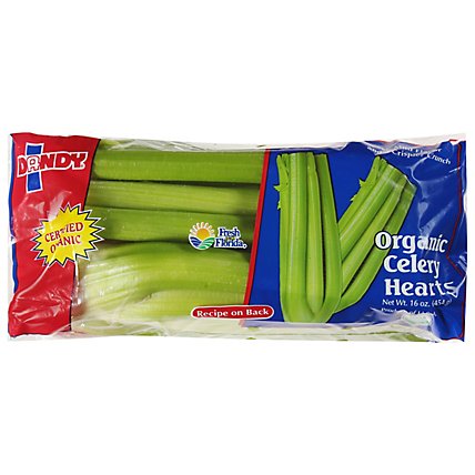 Organic Celery Hearts Prepackaged - 2 Count - Image 1