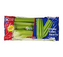 Organic Celery Hearts Prepackaged - 2 Count