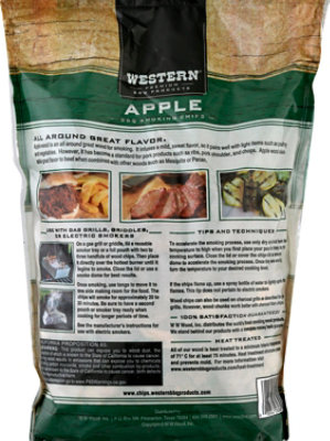 Western BBQ Smoking Chips Apple - Each - Image 4