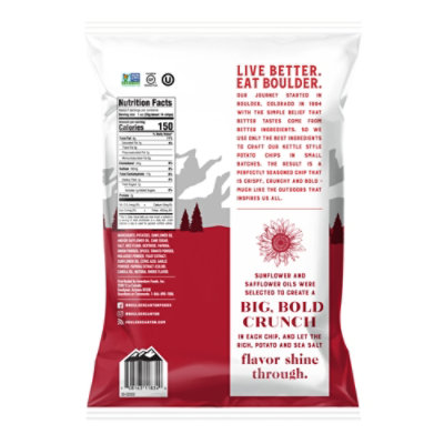 Boulder Canyon Authentic Foods Potato Chips Kettle Cooked Hickory Barbecue - 6.5 Oz - Image 6