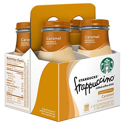 Starbucks frappuccino Coffee Drink Chilled Caramel - 4-9.5 Fl. Oz. - Image 2