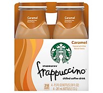 Starbucks frappuccino Coffee Drink Chilled Caramel - 4-9.5 Fl. Oz.