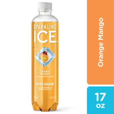 Sparkling Ice Orange Mango Sparkling Water 17 fl. oz. Bottle - Image 1