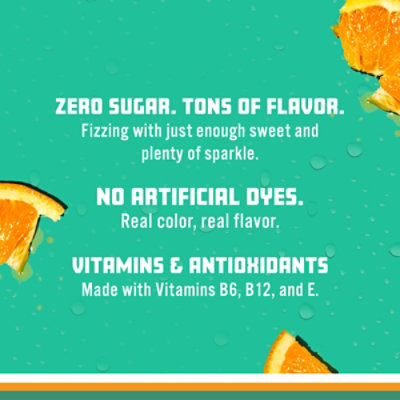 Sparkling Ice Orange Mango Sparkling Water 17 fl. oz. Bottle - Image 7