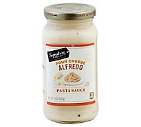 Signature SELECT Pasta Sauce Four Cheese Alfredo Jar - 15 Oz