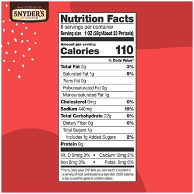 Snyder's of Hanover Gluten Free Mini Pretzels - 8 Oz - Image 4