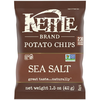 Kettle Brand Sea Salt Potato Chips 1.5 Oz vons
