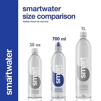 smartwater Water Vapor Distilled - 23.7 Fl. Oz. - Image 3