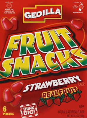 Gedilla Fruit Snacks Strawberry - 5.4 Oz - Image 2