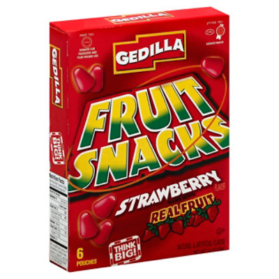 Gedilla Fruit Snacks Strawberry - 5.4 Oz