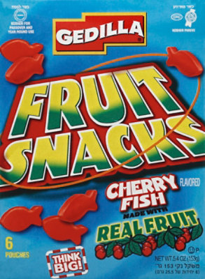 Gedilla Fruit Snacks Cherry Fish - 5.4 Oz - Image 2