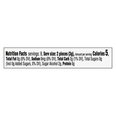 Trident Gum Sugar Free White Spearmint - 16 Count - Image 3
