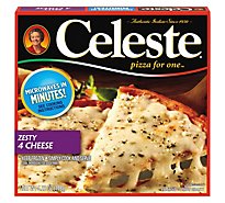 Celeste Pizza For One Zesty 4 Cheese Frozen - 5.22 Oz