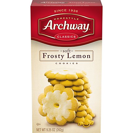 Archway Homestyle Classics Cookies Soft Frosty Lemon - 9.25 Oz - Image 2