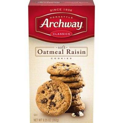 Archway Classic Soft Oatmeal Raisin Cookies - 9.25 Oz - Image 1